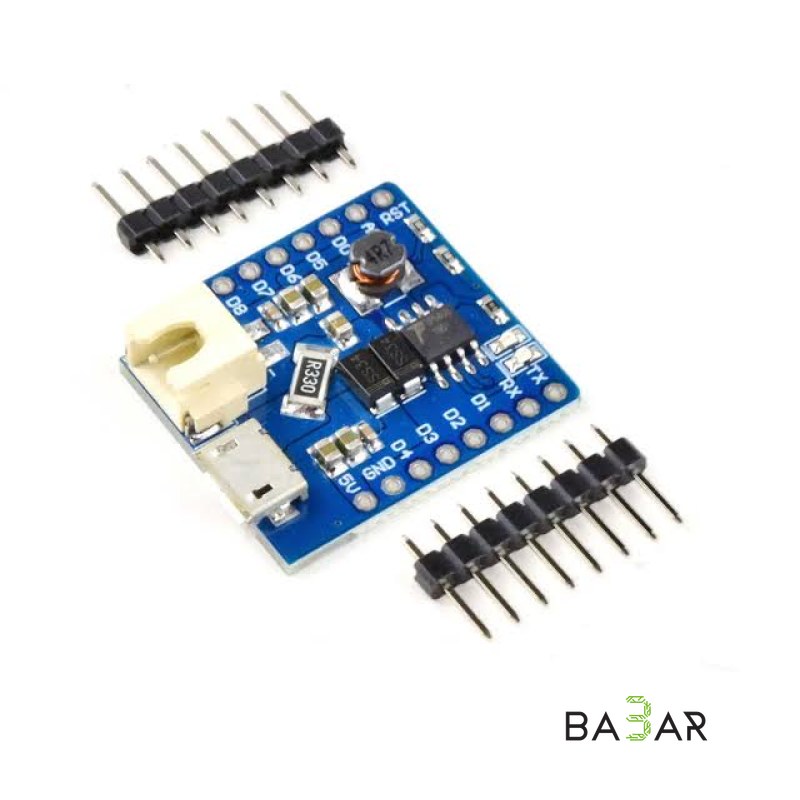 Модуль питания и зарядки Li-Ion аккумуляторов Battery Shield V1.1.0 для WeMos D1 Mini