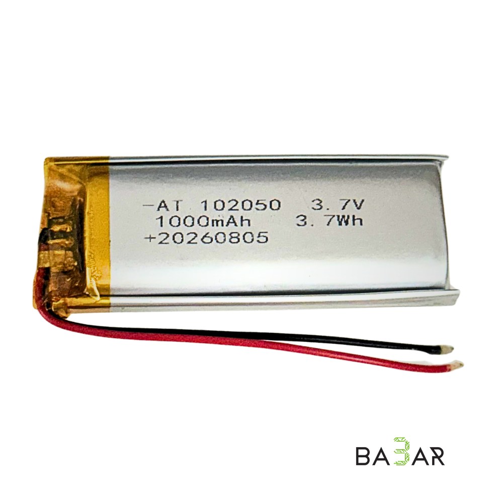 Литий-полимерный аккумулятор Li-Po 102050 1000 мАч 3.7 В (3.7 Вт·ч)