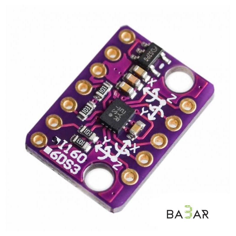 6-осевой модуль гироскопа и акселерометра GY-BMI160 (I2C / SPI, 2–5 В)