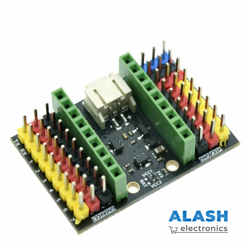 Плата расширения для ESP32-S3 SuperMini с выводом GPIO и разъемом для Li-ion аккумулятора