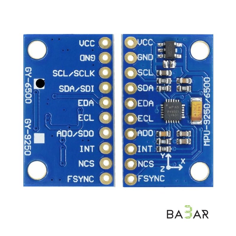 MPU-6500 модуль гироскопа и акселерометра 6-осевой (I2C / SPI, 3.3 В / 5 В)