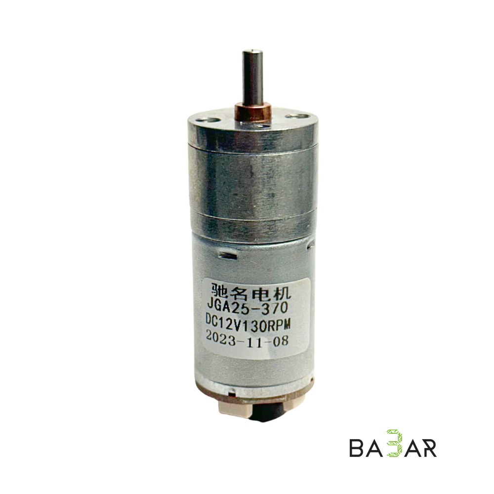 Мотор-редуктор коллекторный JGA25-370 (12В, 130 RPM)