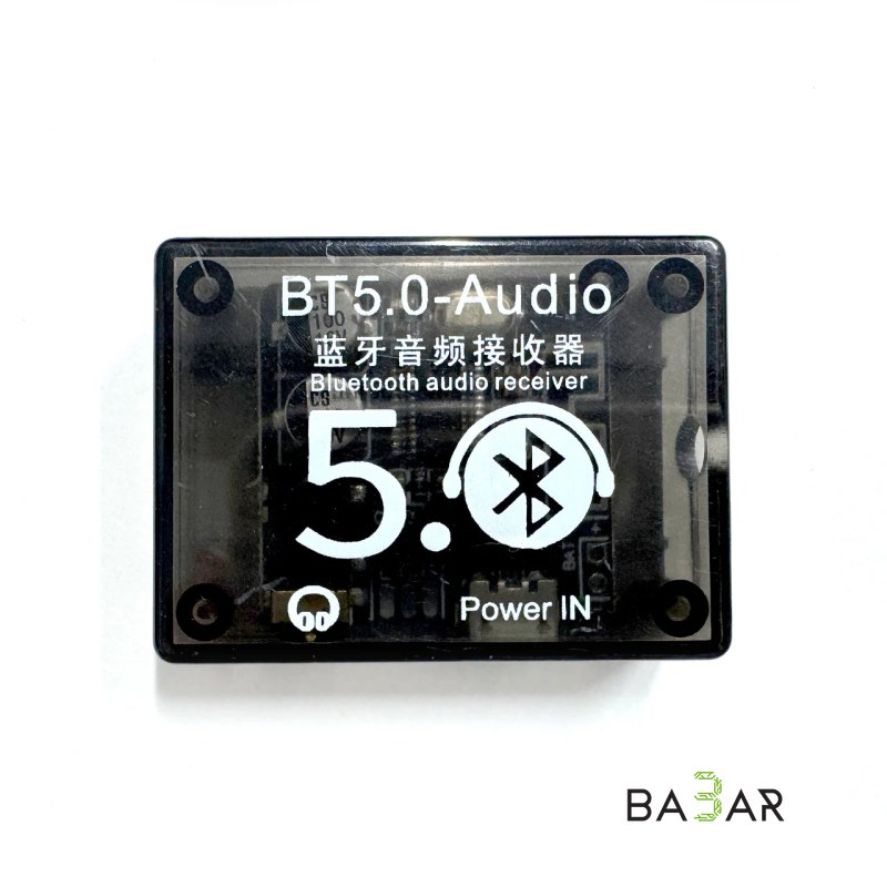 Bluetooth 5.0 аудио-приемник BT 5.0-Audio V1205 MP3 в защитном корпусе (5 В, Lossless)