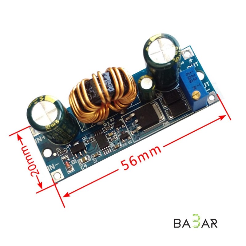 DC-DC Повышающе-понижающий регулятор питания 0.5V–30V (Automatic Buck-Boost 3A / 35W)