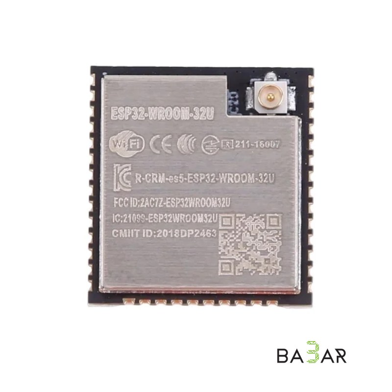  Модуль ESP32-WROOM-32U (Wi-Fi + Bluetooth / BLE, 4 МБ Flash)