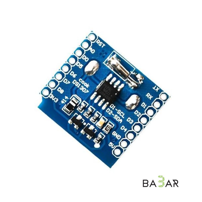 Модуль часов реального времени RTC Shield DS1307 для WeMos D1 Mini