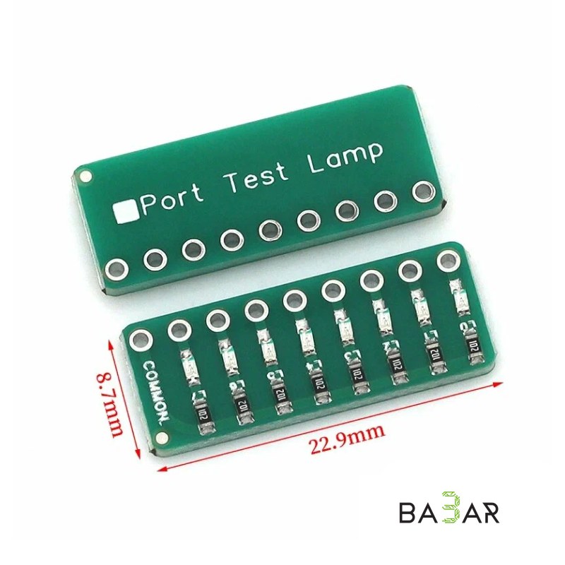 Модуль светодиодного индикатора 8 LED (Port Test Lamp, 3.3–5 В)