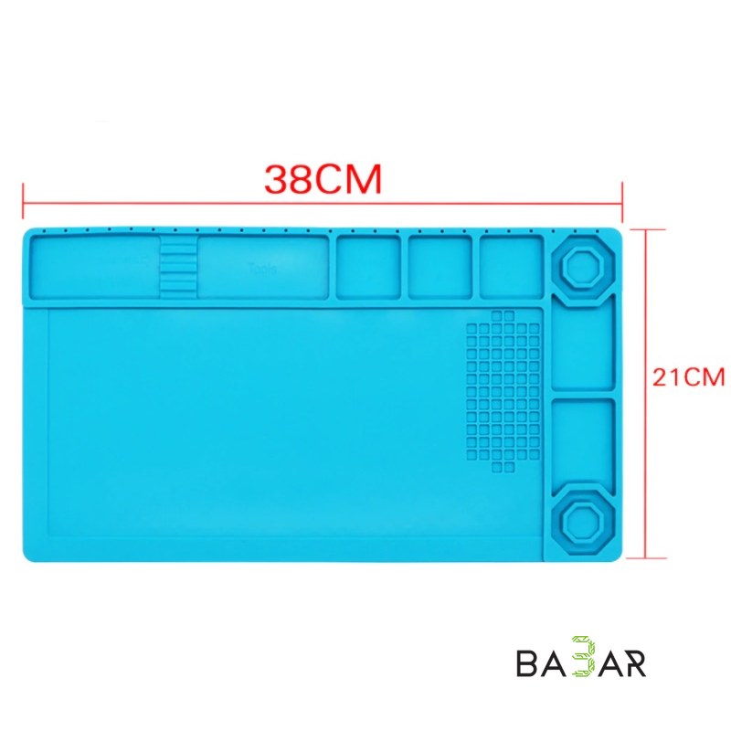 Силиконовый коврик для пайки 38x21 см, термостойкий