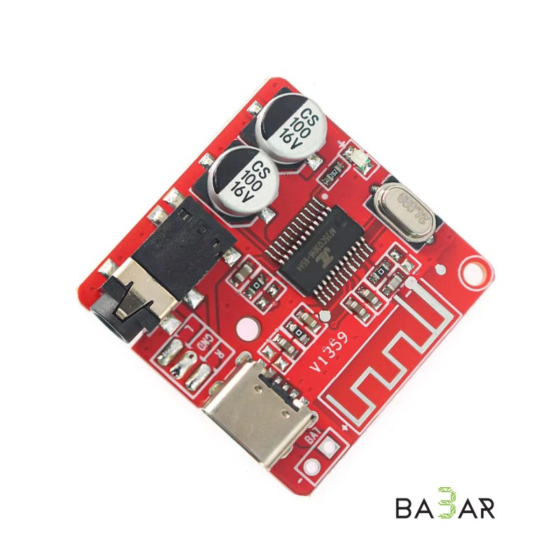 Встраиваемый Bluetooth 5.0 аудио-декодер и аудио-приемник V1359 (USB Type-C, Lossless)