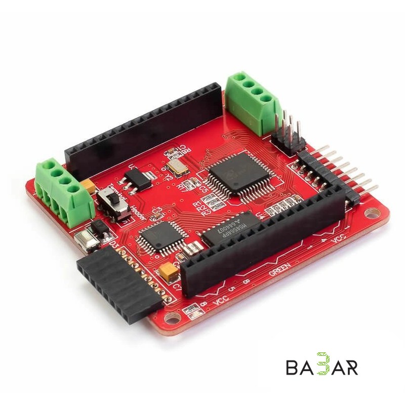 Платформа для светодиодной матрицы 8×8 RGB (60×60 мм, чип DM163, ATmega328P)