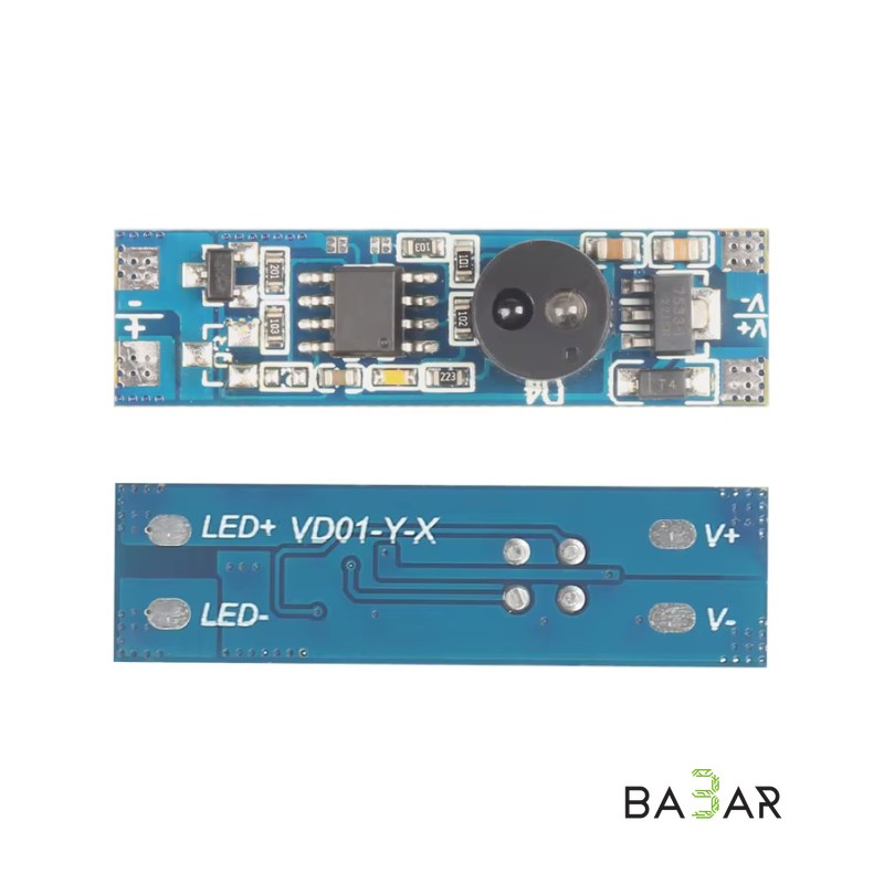Бесконтактный инфракрасный выключатель VD01Y-A1 / VD01-Y-X LED для LED-лент (DC 12 В / 24 В, 3 А) 