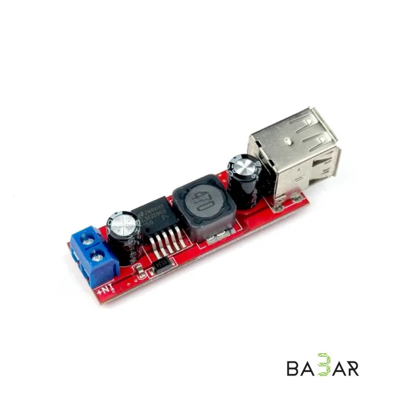 Понижающий DC-DC преобразователь LM2596 Dual (USB 5В, 3А)