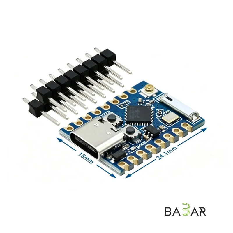 Миниатюрная плата разработки ESP32-C3 Super Mini (Pro Mini / Nano форм-фактор)