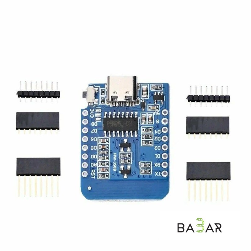 Плата разработки WeMos D1 Mini ESP8266 ESP-12F с USB Type-C, Wi-Fi