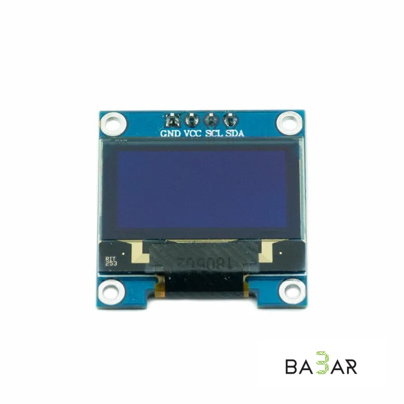 OLED-дисплей 0,96 дюйма I2C, жёлто-синий, 128x64, SSD1306 (с пинами)