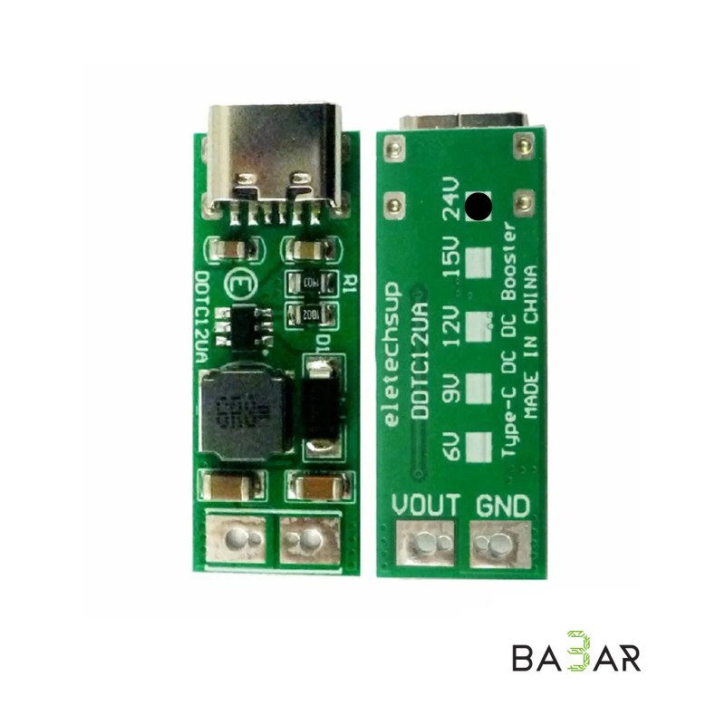 Повышающий DC-DC преобразователь Type-C (DDTC12UA, 5В ➔ 24В)