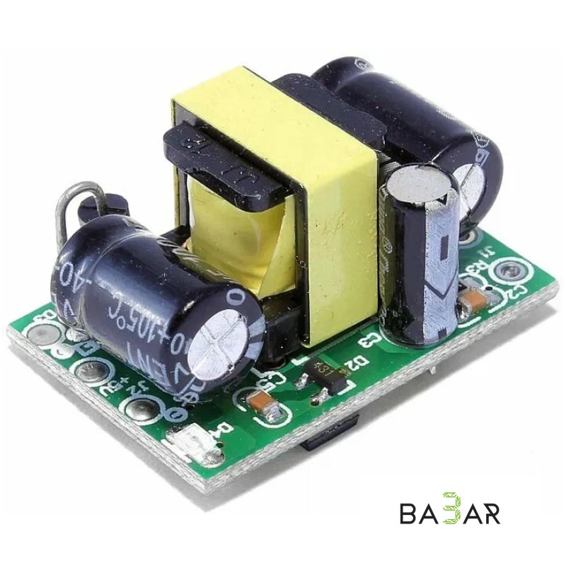 Импульсный понижающий модуль питания AC-DC 12V 450mA