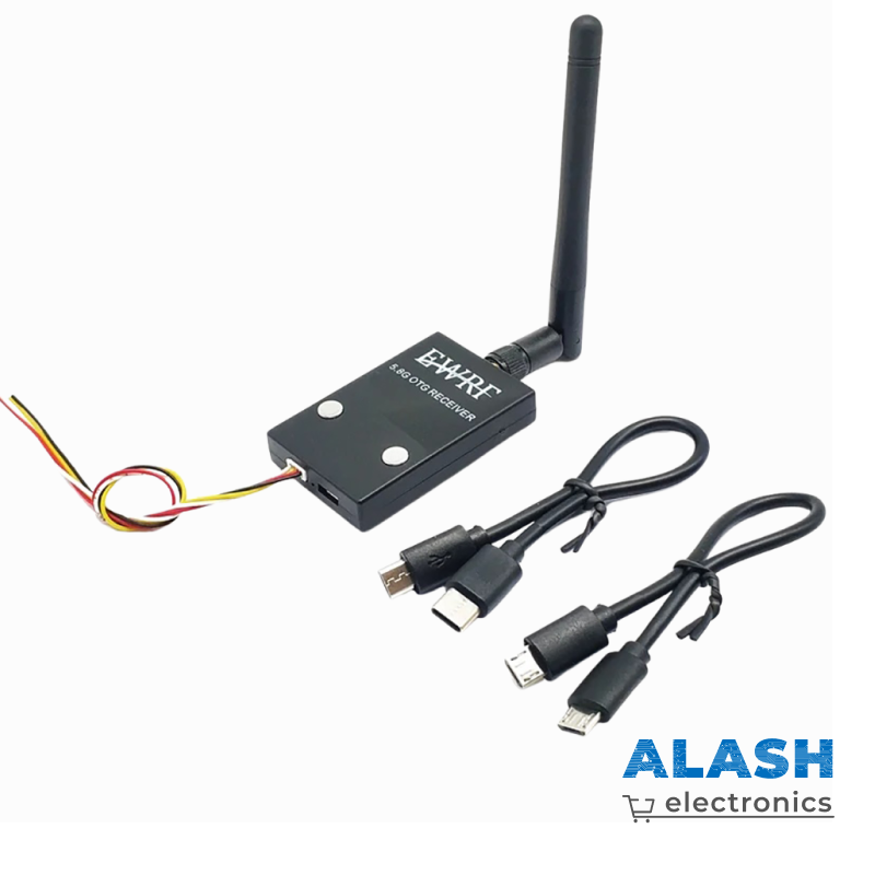 EWRF OTG FPV UVC Приемник видеосигнала 5.8 ГГц для Android и квадрокоптера Black