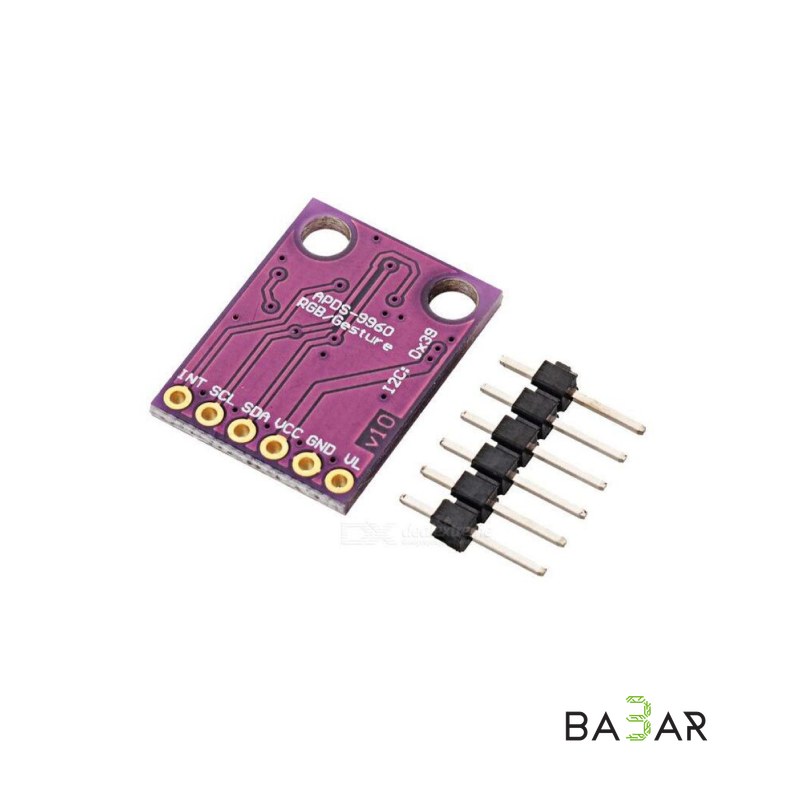 Модуль датчика жестов, расстояния и цвета APDS-9960 (RGB, Proximity, Gesture)