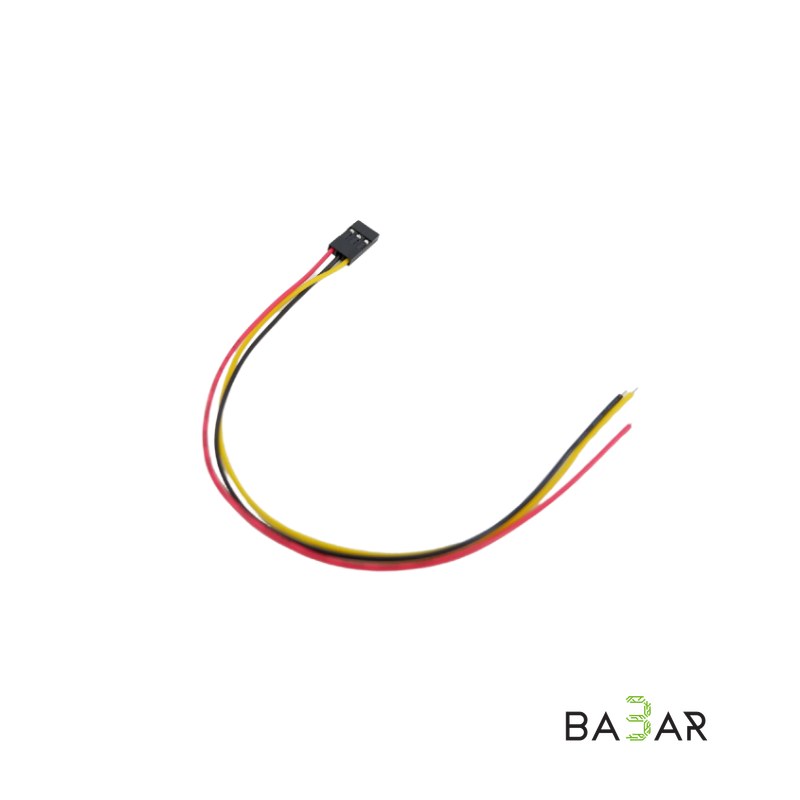 Провода Arduino мама — открытый конец под пайку, 3 пина, 10 см