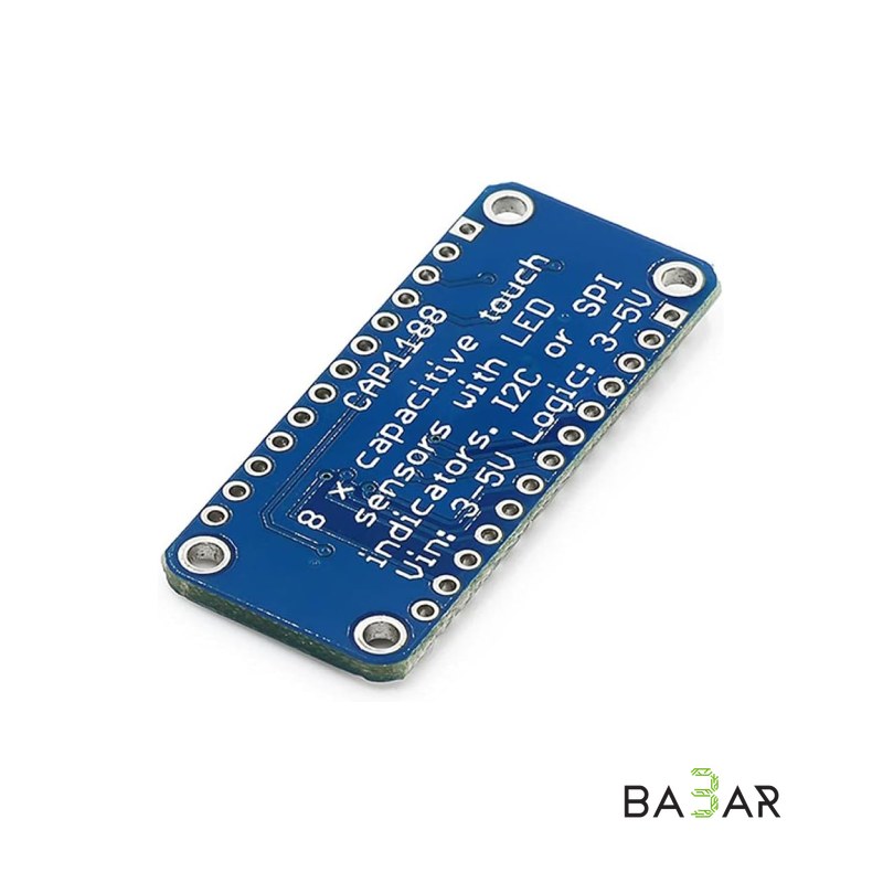 8-канальный модуль емкостных сенсорных кнопок CAP1188 (I2C / SPI, 3.3 В – 5 В)