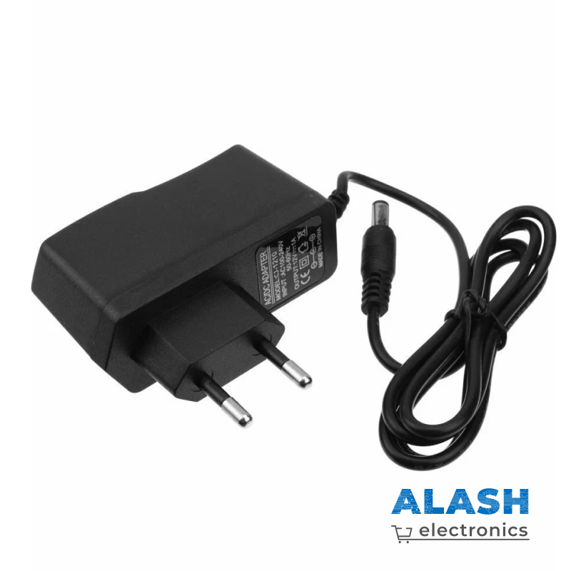 Блок питания 12В 1А, сетевой адаптер AC 100–240V → DC 12V 1000 mA для роутера, камер видеонаблюдения и электроники