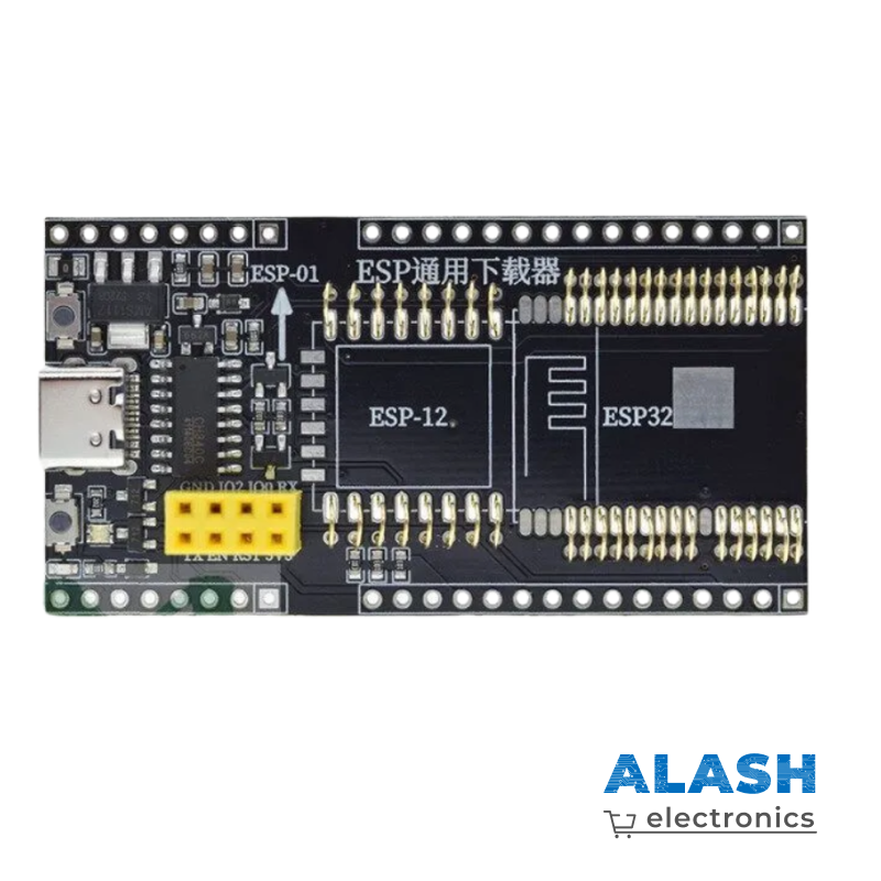 Универсальная плата-программатор CH340 для ESP8266 и ESP32, адаптер USB Type-C (ESP-01, ESP-01S, ESP-12, ESP32-WROVER)