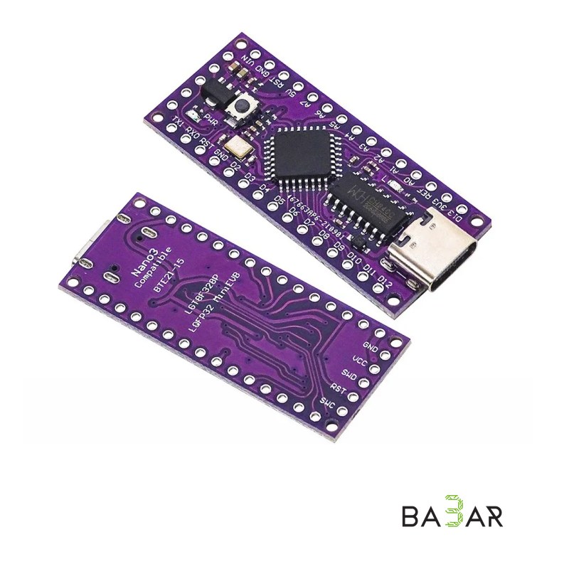 Отладочная плата MiniEVB LGT8F328P LQFP32 (Аналог Arduino Nano, 32 МГц)