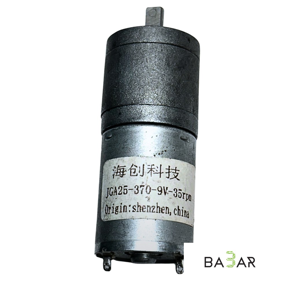 Мотор-редуктор коллекторный JGA25-370 (9В, 35 RPM)