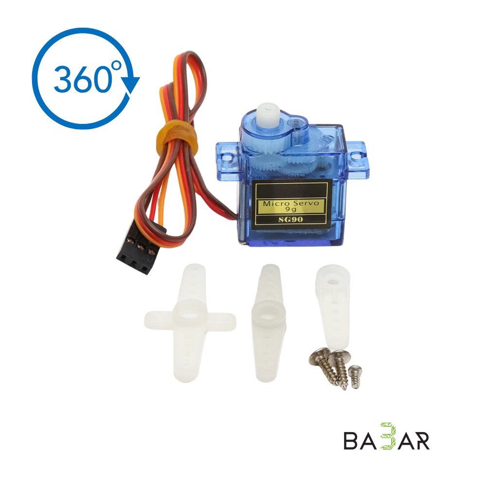 Сервопривод SG90 360° (непрерывное вращение, 9г)