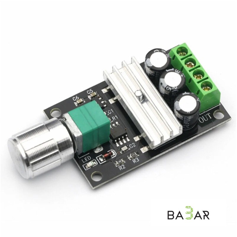 ШИМ (PWM) регулятор скорости двигателя постоянного тока 6–28V 3A