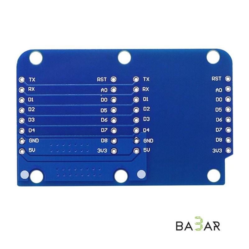 Модуль расширения Dual Base Shield (Двойная база) для WeMos D1 Mini