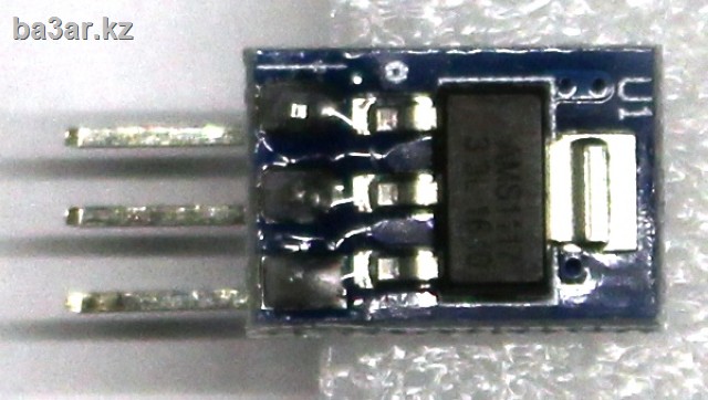 Модуль стабилизатора напряжения 5V->3.3V, AMS1117