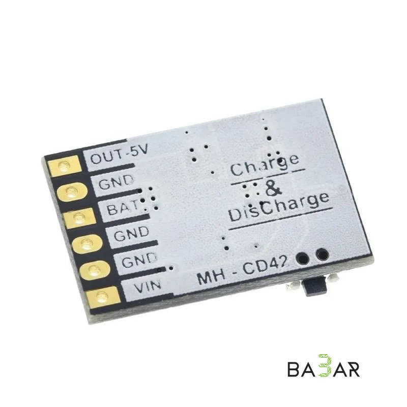 MH-CD42 — Модуль заряда/разряда Li-Ion / Li-Po АКБ (Power Bank 5В / 2.1А)