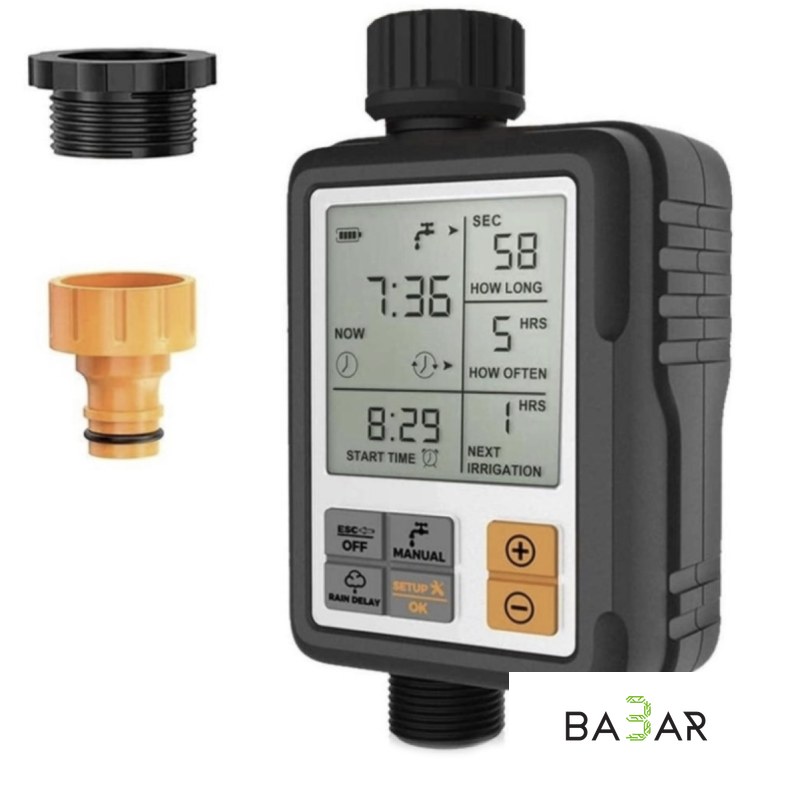 Цифровой контроллер (таймер) автополива с ЖК-дисплеем (Digital Irrigation Timer)
