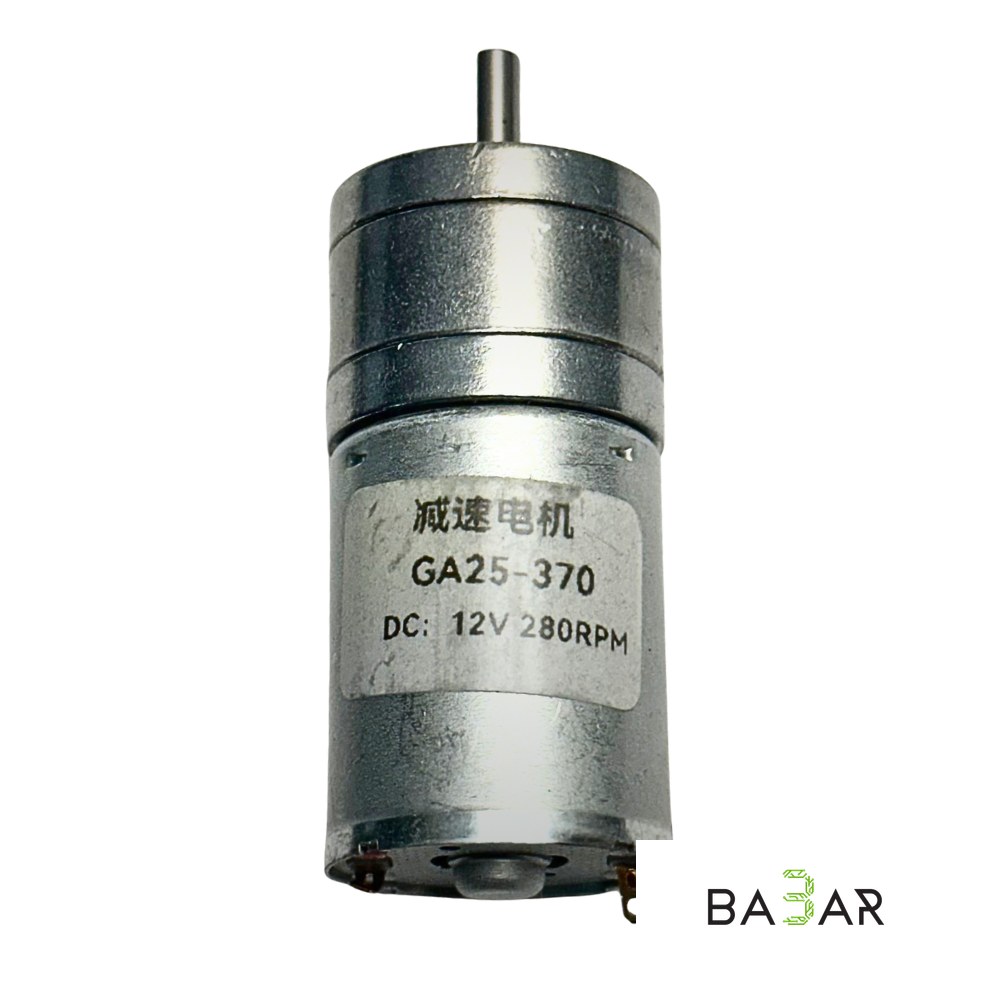Мотор-редуктор коллекторный GA25-370 (12В, 280 RPM)