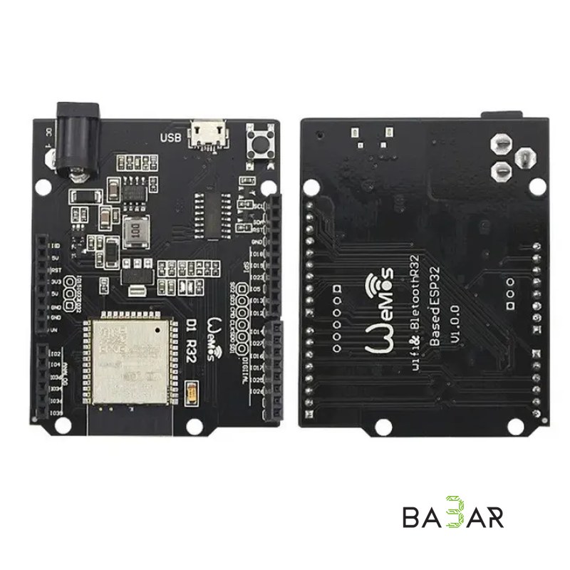 Плата разработки ESP32 WEMOS D1 R32 с Wi-Fi и Bluetooth