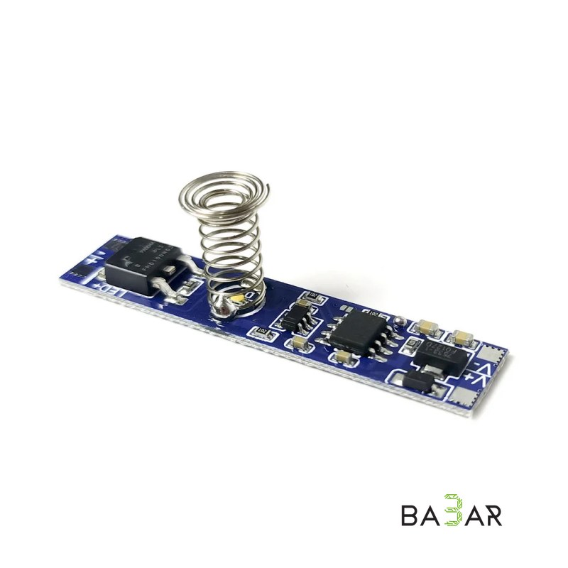 Сенсорный выключатель TD02-A1 для LED-профиля (Касание, 12/24 В, 8 А)