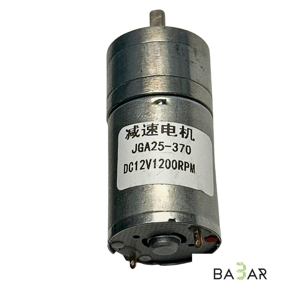 Мотор-редуктор коллекторный JGA25-370 (12В, 1200 RPM)