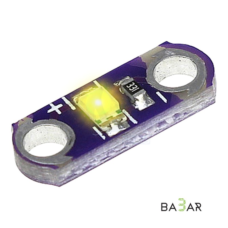 Светодиод LilyPad LED для носимой текстильной электроники