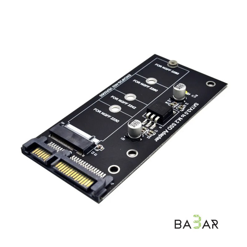 Адаптер-переходник M.2 NGFF (B-Key / B+M Key) SSD в SATA 3.0 (2230/2242/2260/2280)