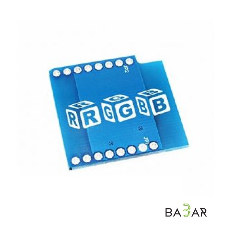 Светодиодный модуль WS2812B RGB Shield для WeMos D1 Mini (ESP8266)