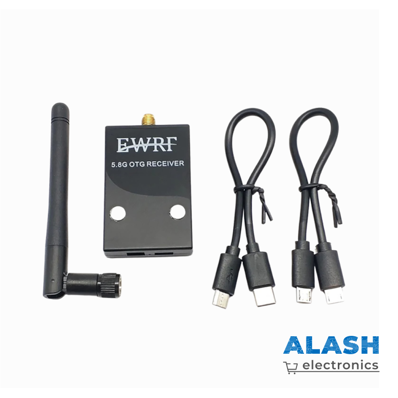 EWRF OTG FPV UVC Приемник видеосигнала 5.8 ГГц для Android и квадрокоптера Black