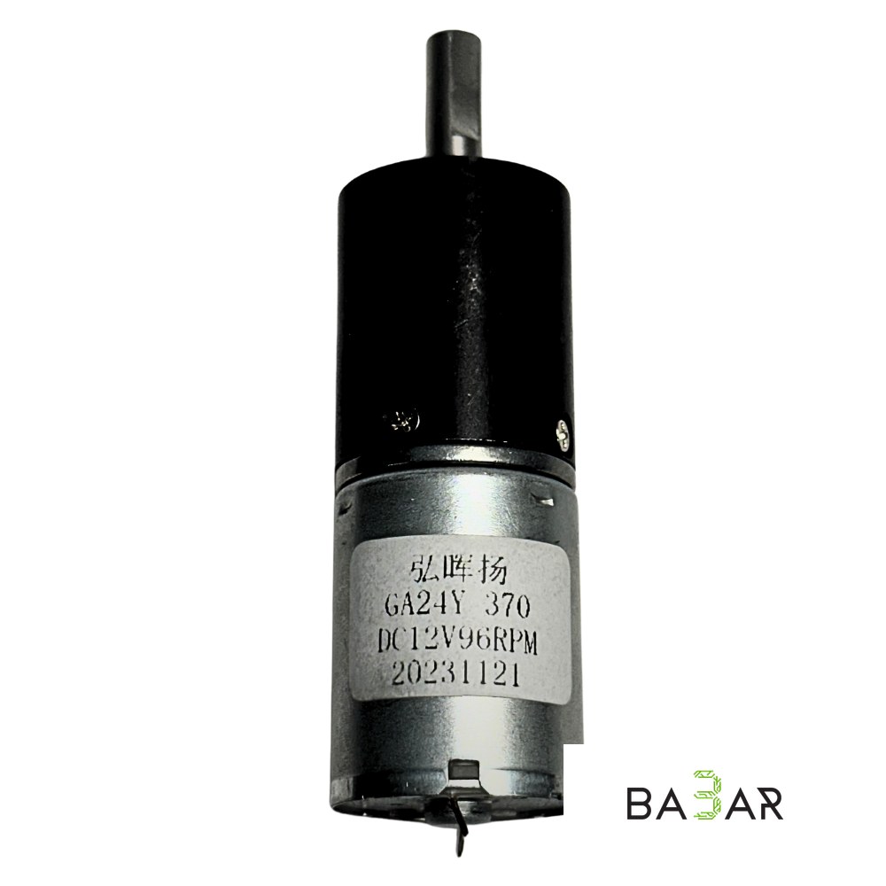 Мотор-редуктор коллекторный GA24Y-370 (12В, 96 RPM)