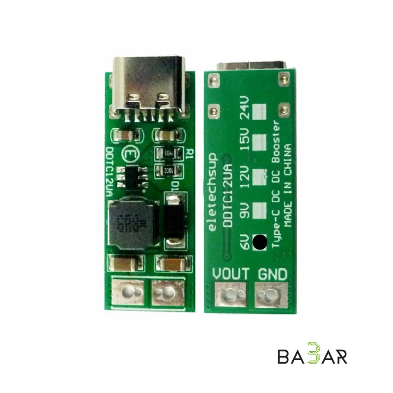 Повышающий DC-DC преобразователь Type-C (DDTC12UA, 5В ➔ 6В)
