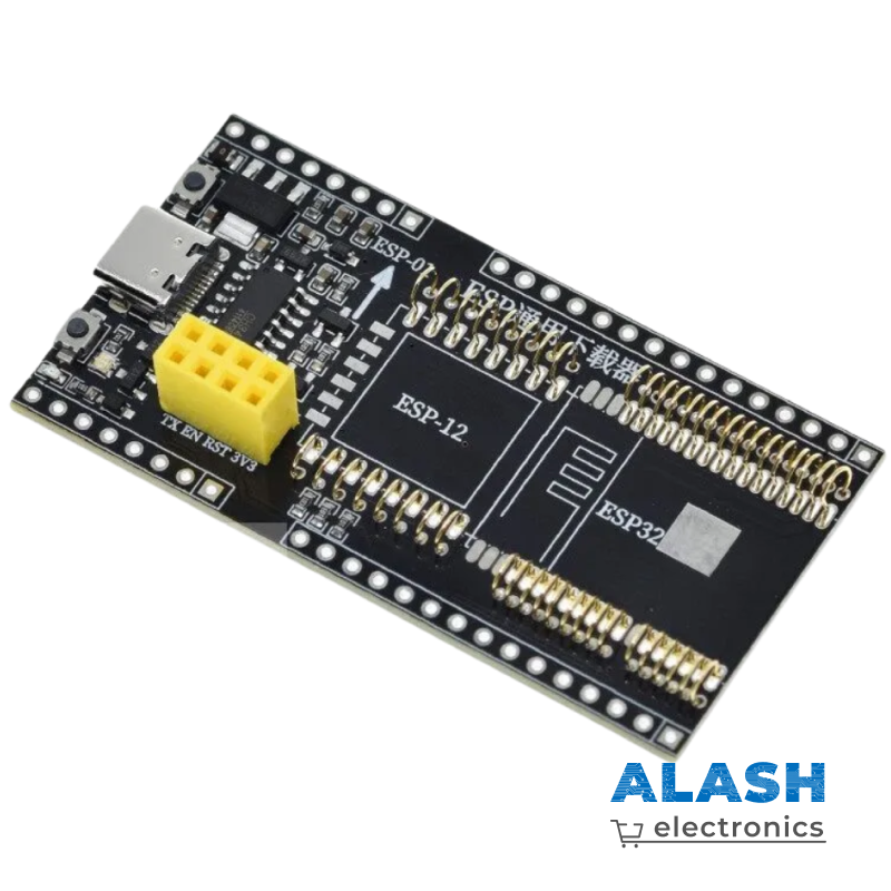Универсальная плата-программатор CH340 для ESP8266 и ESP32, адаптер USB Type-C (ESP-01, ESP-01S, ESP-12, ESP32-WROVER)