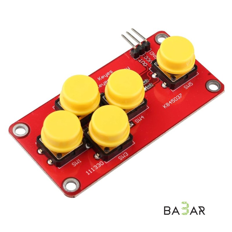 AD Keyboard Simulate Five Key, клавиатура 5 кнопок, плата расширения для Arduino